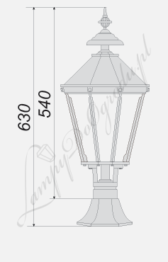 Lampa niska N1 wariant N1/K6-1