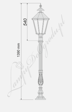Lampa niska N6 wariant N6/K6-1