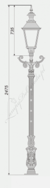 Lampa średnia S10 wariant S10/K4-2