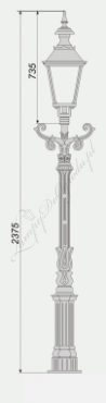 Lampa średnia S11 wariant S11/K4-2