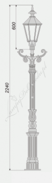 Lampa średnia S11 wariant S11/K6-2
