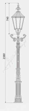 Lampa średnia S11 wariant S11/K6-3
