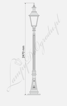 Lampa średnia S13 wariant S13/K4-2