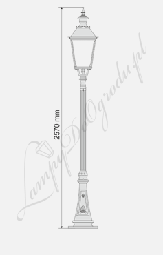 Lampa średnia S13 wariant S13/K4-3