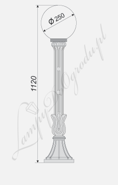 Lampa średnia S1 wariant S1/Fi250