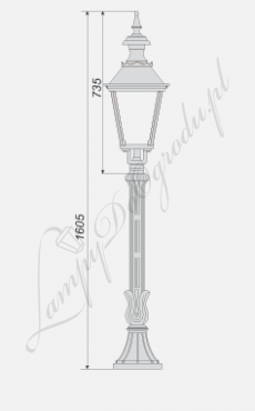 Lampa średnia S1 wariant S1/K4-2