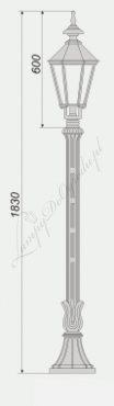 Lampa średnia S3 wariant S3/K6-2
