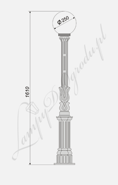 Lampa średnia S5 wariant S5/Fi250
