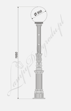 Lampa średnia S5 wariant S5/Fi300
