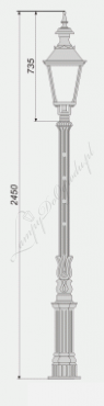 Lampa średnia S6 wariant S6/K4-2