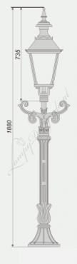 Lampa średnia S7 wariant S7/K4-2