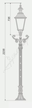 Lampa średnia S8 wariant S8/K4-2