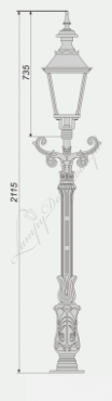 Lampa średnia S9 wariant S9/K4-2