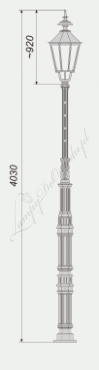 Lampa wysoka W14 wariant W14/K7