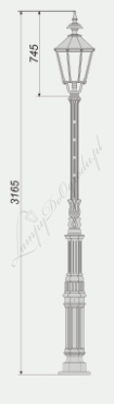 Lampa wysoka W6 wariant W6/K6-3